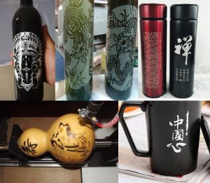 海南藏族自治州共和县酒瓶葫芦工艺品激光雕刻机